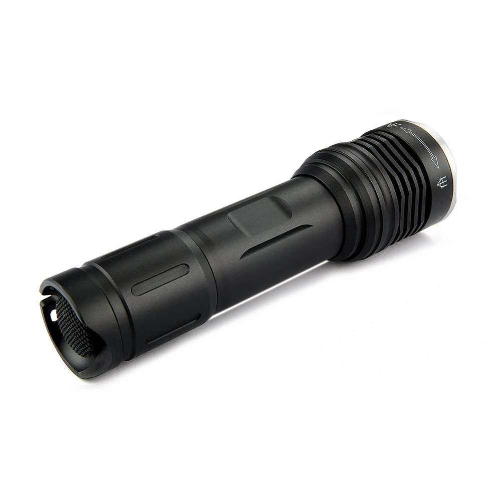 UniqueFire 3 Modes UF-1506 Green/Red/White Light Aluminum Rechargeable Zoom Super Bright Mini Led Flashlight Keychain (1*18650) | Освещение