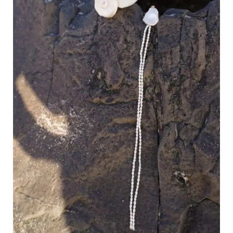 New simple European and American fashion temperament natural Pearl tassel earrings women's
New simple European and American fashion temperament natural Pearl tassel earrings women's