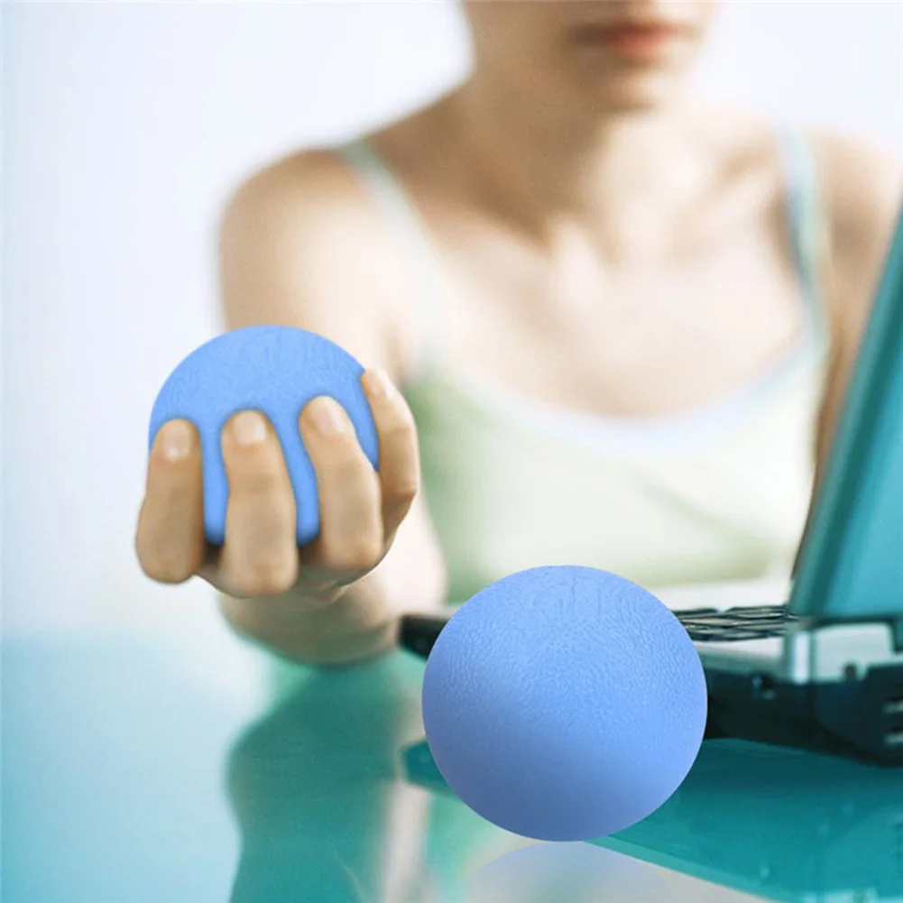 Силиконовый массажный терапевтический для сжимания мяч рук пальчиковые силовые