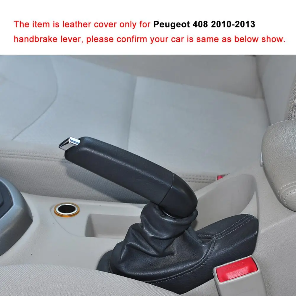 Case for Peugeot 408 handbrake cover DIY car styling Auto supplies decoration Genuine leather handbrakes
Case for Peugeot 408 handbrake cover DIY car styling Auto supplies decoration Genuine leather handbrakes
