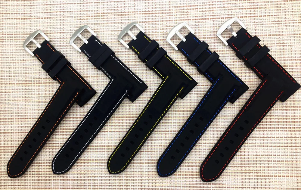 BUMVOR Watchband Men Woman Silicone Dive Sport Ventilation Rubber Watch Strap Bands Waterproof 20MM 22MM 24MM Watches Belt
BUMVOR Watchband Men Woman Silicone Dive Sport Ventilation Rubber Watch Strap Bands Waterproof 20MM 22MM 24MM Watches Belt