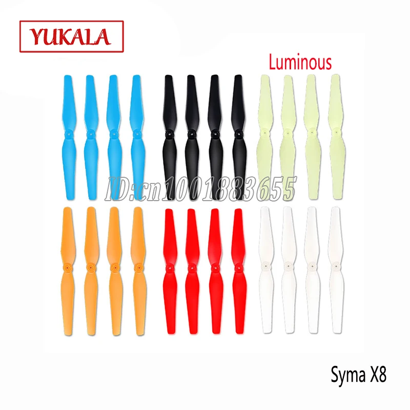 Free shipping New Arrival Main Blades Propellers 6 Colors Option 4 UNIDS/8 UNIDS Syma X8 X8C X8W X8G Spare Part Propellers Props
Free shipping New Arrival Main Blades Propellers 6 Colors Option 4 UNIDS/8 UNIDS Syma X8 X8C X8W X8G Spare Part Propellers Props