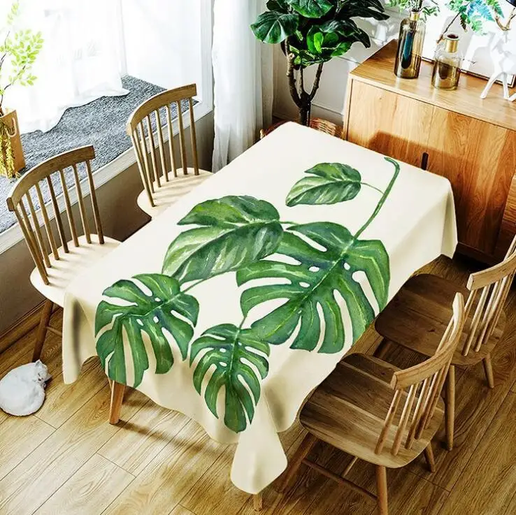 Tropical Jungle Palm Leaves Green Monstera Cotton Linen Table Cover Rectangular Multi Functional Table Cloth For Outdoor Home
Tropical Jungle Palm Leaves Green Monstera Cotton Linen Table Cover Rectangular Multi Functional Table Cloth For Outdoor Home