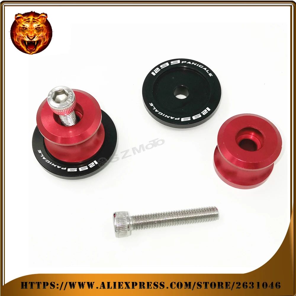 Motorcycle Aluminum Swingarm Spools Slider Sliders Stand Screw M6 ( 0.236 inch) For DUCATI 1299 PANIGALE With Logo Red 2015-2016
Motorcycle Aluminum Swingarm Spools Slider Sliders Stand Screw M6 ( 0.236 inch) For DUCATI 1299 PANIGALE With Logo Red 2015-2016