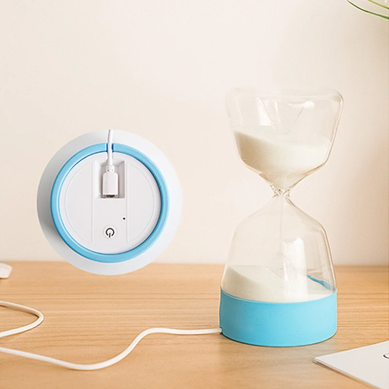 15 Minute Hourglass Timer Night light hourglass Romantic 4Color Sandglass Bedside Decoration Gfit For Kids Good Sleeping
15 Minute Hourglass Timer Night light hourglass Romantic 4Color Sandglass Bedside Decoration Gfit For Kids Good Sleeping