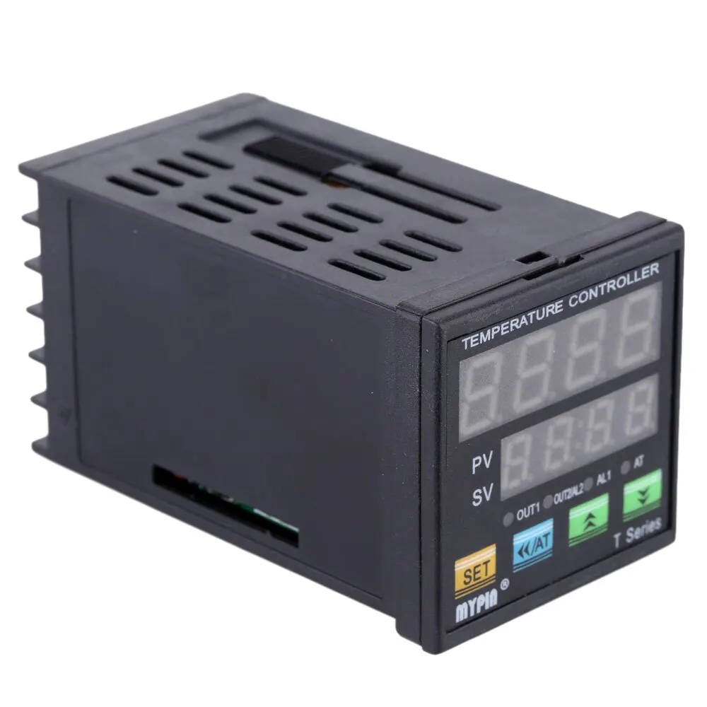 Digital Temperature Controller LED PID Thermometer Heating Cooling Control VSR 2 Alarm Relay 0-10V Analog Quantity Output TC/RTD
Digital Temperature Controller LED PID Thermometer Heating Cooling Control VSR 2 Alarm Relay 0-10V Analog Quantity Output TC/RTD