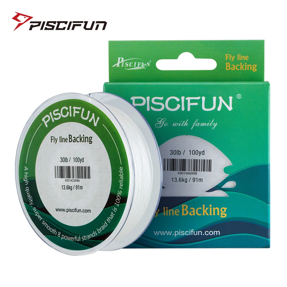 Piscifun Высококачественная плетеная леска 91 м/100 ярдов 13 6 кг/30 фунтов рыболовная