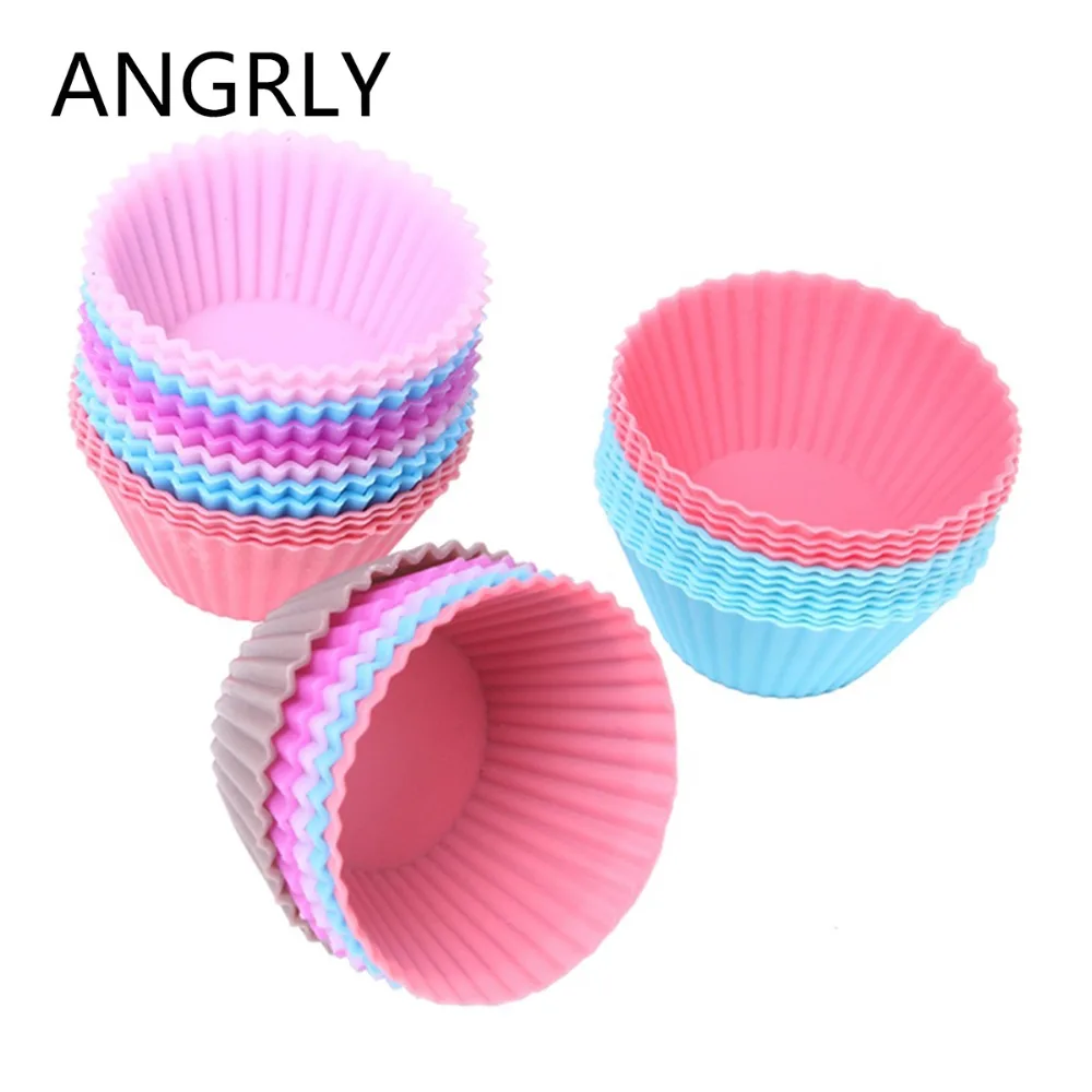 12pcs Silicone Cake Mold Muffin Cupcake Baking Dishes Pan Form to Bake Cake Dessert Decorating Tools Bakeware Kitchen Dining Bar
12pcs Silicone Cake Mold Muffin Cupcake Baking Dishes Pan Form to Bake Cake Dessert Decorating Tools Bakeware Kitchen Dining Bar
