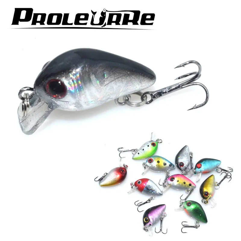 Proleurre Mini Fishing Pesca Accessories Crazy Wobbler Crankbaits 1pcs Hot Sell Artificial 3cm 1.5g Swimbait Fishing Lures
Proleurre Mini Fishing Pesca Accessories Crazy Wobbler Crankbaits 1pcs Hot Sell Artificial 3cm 1.5g Swimbait Fishing Lures