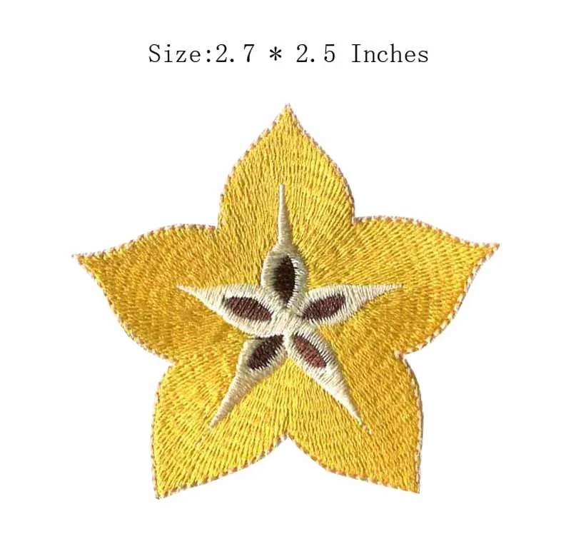 The yellow star 2.7"wide embroidery for sewing for clothing/patches on clothing/brand logo patch
The yellow star 2.7"wide embroidery for sewing for clothing/patches on clothing/brand logo patch