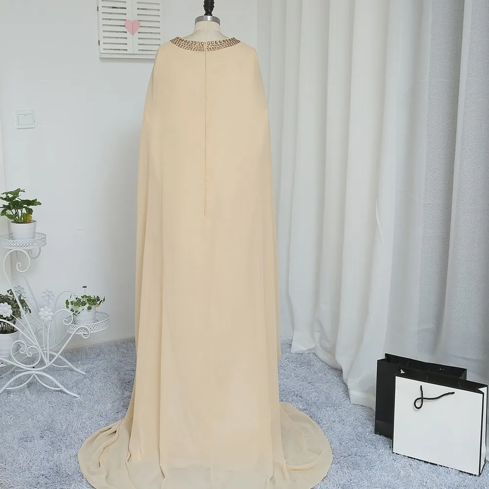 Champange Muslim Evening Dresses Sheath Long Sleeves Chiffon Dubai Abaya Saudi Arabic Long Evening Gown Prom Dresses Prom Gown
Champange Muslim Evening Dresses Sheath Long Sleeves Chiffon Dubai Abaya Saudi Arabic Long Evening Gown Prom Dresses Prom Gown