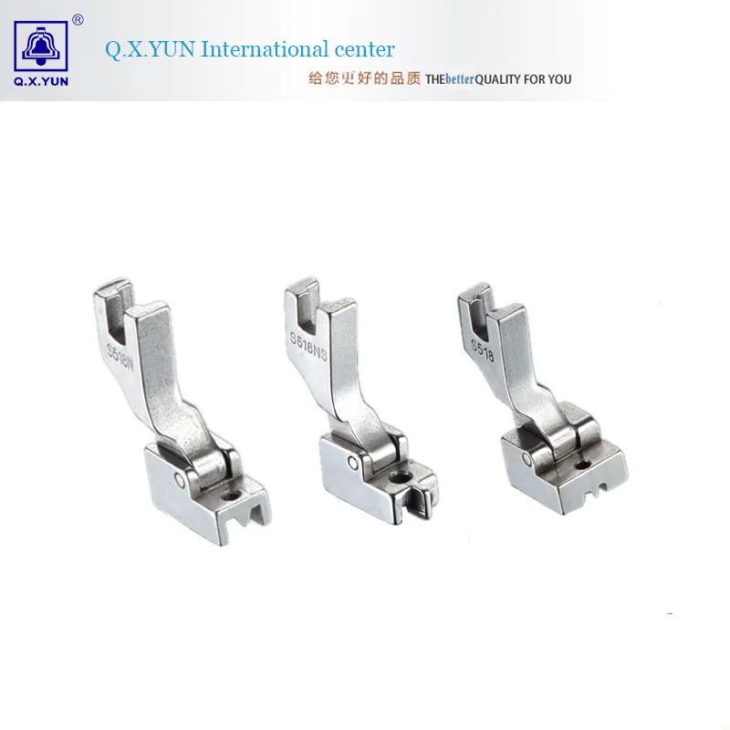 Q.X.YUN brand Invisible Zipper Foot: for stitching the invisible zipper S518/S518N/S518NS
Q.X.YUN brand Invisible Zipper Foot: for stitching the invisible zipper S518/S518N/S518NS