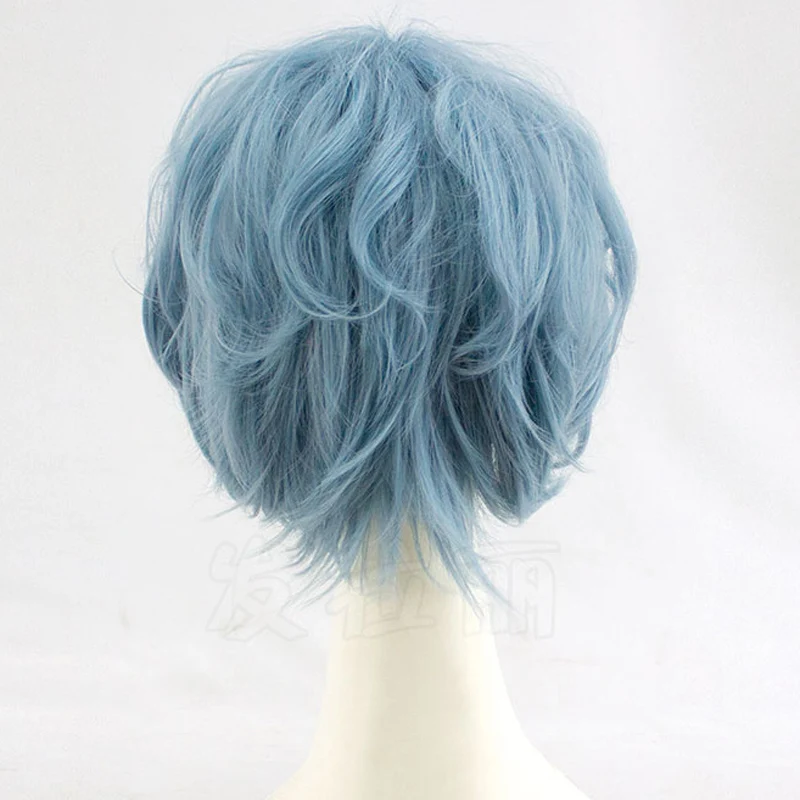 My Hero Academia Boku no Hiro Akademia Shigaraki Tomura Short Gray blue Mixed Cosplay Costume Synthetic Wig+wig cap
My Hero Academia Boku no Hiro Akademia Shigaraki Tomura Short Gray blue Mixed Cosplay Costume Synthetic Wig+wig cap