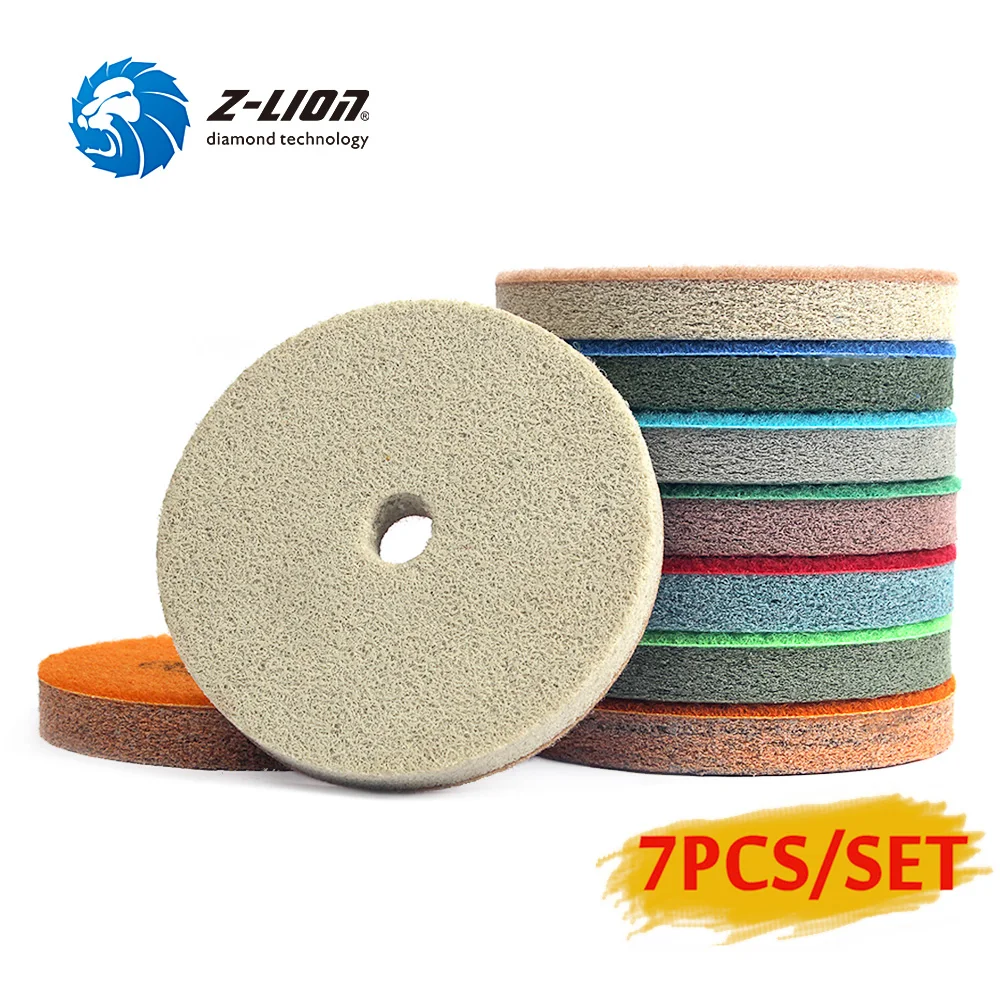 Z-Lion 4 Inch 7pcs/Set Sponge Marble 100mm Diamond Sponges For Polishing Wet Using Stone Buff Granite Marble Polishing Pads
Z-Lion 4 Inch 7pcs/Set Sponge Marble 100mm Diamond Sponges For Polishing Wet Using Stone Buff Granite Marble Polishing Pads