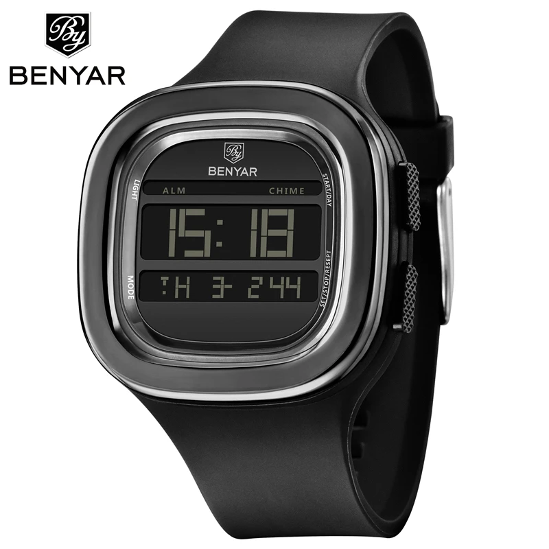 Relogio Masculino BENYAR Brand Sport Watch Waterproof LED Digital Stopwatch Alarm Wristwatch Clock For Men Hours Backlight Saat
Relogio Masculino BENYAR Brand Sport Watch Waterproof LED Digital Stopwatch Alarm Wristwatch Clock For Men Hours Backlight Saat