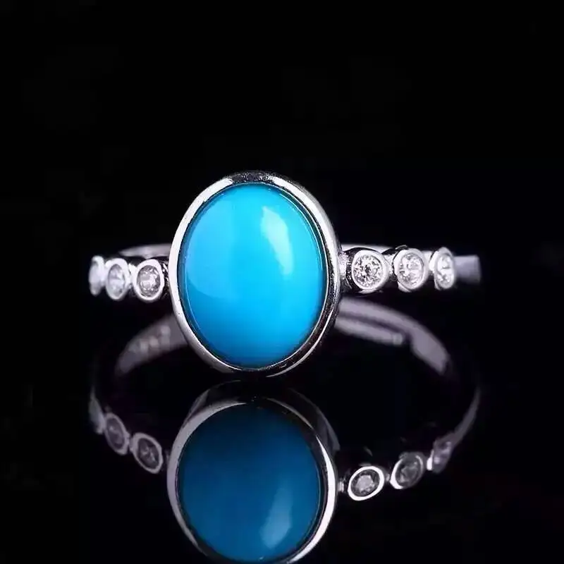 Natural green turquoise Ring Natural gemstone Ring 925 sterling silver trendy luxurious Elegant round women's party fine Jewelry
Natural green turquoise Ring Natural gemstone Ring 925 sterling silver trendy luxurious Elegant round women's party fine Jewelry