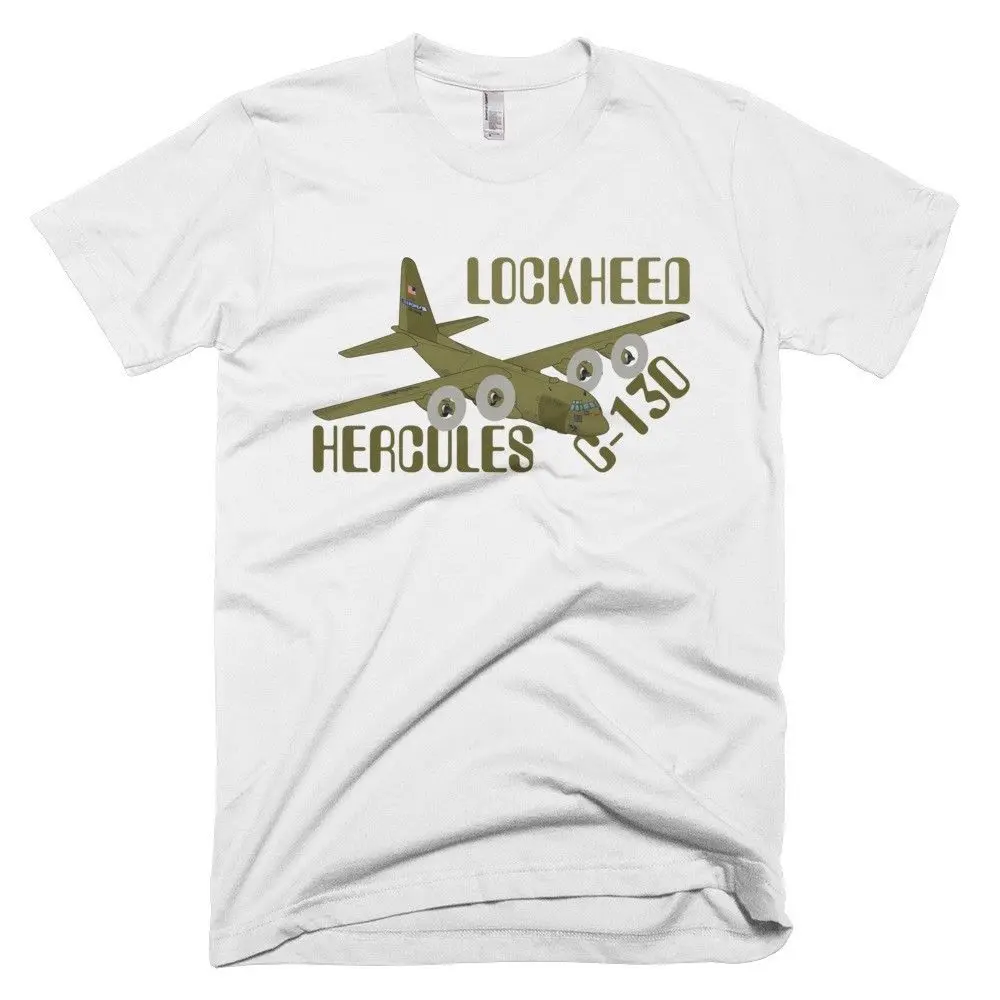 100% Cotton Print Mens Summer O-Neck Lockheed USAF C-130E Hercules Airplane T-shirt- Personalized with N# Tee Shirt
100% Cotton Print Mens Summer O-Neck Lockheed USAF C-130E Hercules Airplane T-shirt- Personalized with N# Tee Shirt