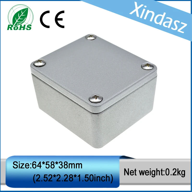 Free shipping aluminium enclosure electronics waterproof electronic box aluminium junction box metal enclosure 64*58*38mm
Free shipping aluminium enclosure electronics waterproof electronic box aluminium junction box metal enclosure 64*58*38mm