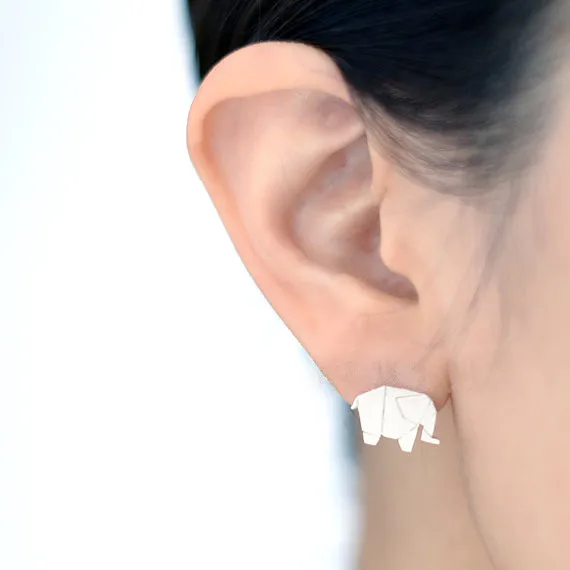 Fashion elephant stud earrings, the plane geometry elephant stud earrings for women
Fashion elephant stud earrings, the plane geometry elephant stud earrings for women