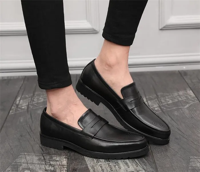 Autumn men business bullock carved shoes slip on casual shoes round toe flat slip-on all match dress casual shoes
Autumn men business bullock carved shoes slip on casual shoes round toe flat slip-on all match dress casual shoes