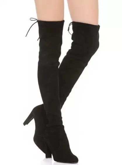 Abesire Lace Up Thigh High Boots For Plus Size Women Boots Stretch Fabric Bota Cano Longo High Heel Nude Over The Knee Boots
Abesire Lace Up Thigh High Boots For Plus Size Women Boots Stretch Fabric Bota Cano Longo High Heel Nude Over The Knee Boots