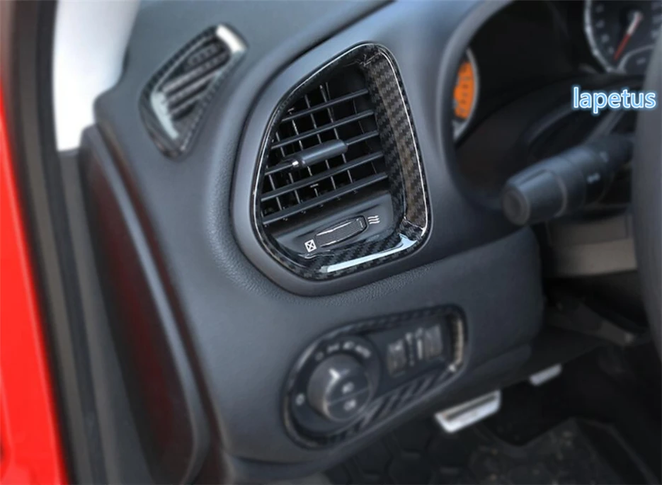 Lapetus Inside Air Conditioning AC Outlet Vent Decoration Frame Cover Trim For Jeep Renegade 2015 - 2020 ABS Carbon Fiber Look
Lapetus Inside Air Conditioning AC Outlet Vent Decoration Frame Cover Trim For Jeep Renegade 2015 - 2020 ABS Carbon Fiber Look