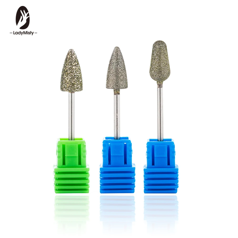 Ladymisty Gros Nail Foret Korund Burr Fraise Bits Pour Manucure Pedicure Outils Electric Forage Accessories | Красота и здоровье