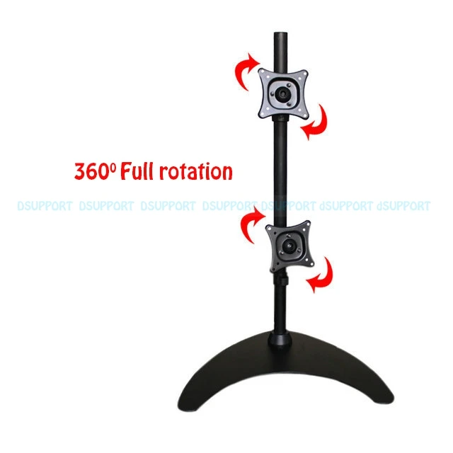 13-24" Up and Down Dual Screen LCD Monitor Holder Full Rotation Desktop Stand Mount
13-24" Up and Down Dual Screen LCD Monitor Holder Full Rotation Desktop Stand Mount
