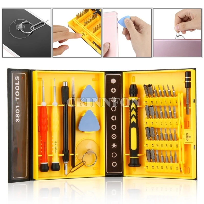 DHL 20PCS 38-in-1 Repair Tool Kit Screwdrivers For Cellphone Smartphone Watch PC PDA Tools (Color: Multicolor)
DHL 20PCS 38-in-1 Repair Tool Kit Screwdrivers For Cellphone Smartphone Watch PC PDA Tools (Color: Multicolor)
