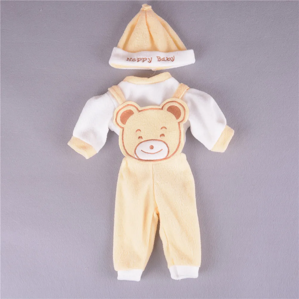 3pcs/set Best Gifts Wholesale 4 Colors Pick Fashion Doll Clothes Hat Suit For 50cm Reborn Doll Doll Accessories
3pcs/set Best Gifts Wholesale 4 Colors Pick Fashion Doll Clothes Hat Suit For 50cm Reborn Doll Doll Accessories