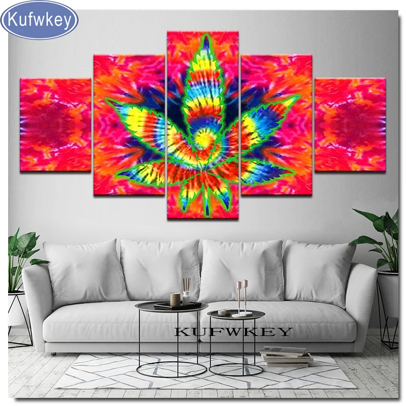 

5 pcs full square diamond 5D DIY diamond painting "abstract Mandala flower" embroidery cross stitch rhinestone mosaic painting