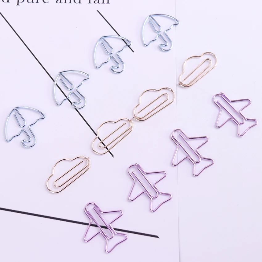 12PCS Mini Cartoon Shape Paper Clip for Office School Paper Organizer Stationery Supply Decorative Metal Clips
12PCS Mini Cartoon Shape Paper Clip for Office School Paper Organizer Stationery Supply Decorative Metal Clips
