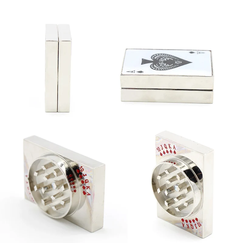 New metal creative tobacco grinder, poker model double layer cigarette grinder, fashion creative gifts, free delivery
New metal creative tobacco grinder, poker model double layer cigarette grinder, fashion creative gifts, free delivery