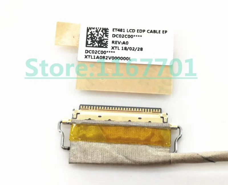 Laptop/Notebook LCD/LED/LVDS Vedio/Audio Screen display CABLE For Lenovo Thinkpad T480S T480 ET481 LCD EDP EP 1920*1080P 30pin
Laptop/Notebook LCD/LED/LVDS Vedio/Audio Screen display CABLE For Lenovo Thinkpad T480S T480 ET481 LCD EDP EP 1920*1080P 30pin