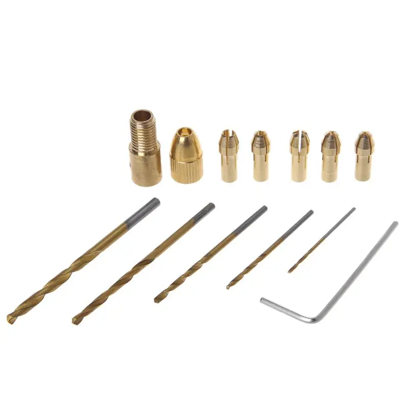 12Pcs 0.5-3mm Electric Hand Press Drilling Micro Twist Drill Bit Chuck Set Tool 517A
12Pcs 0.5-3mm Electric Hand Press Drilling Micro Twist Drill Bit Chuck Set Tool 517A