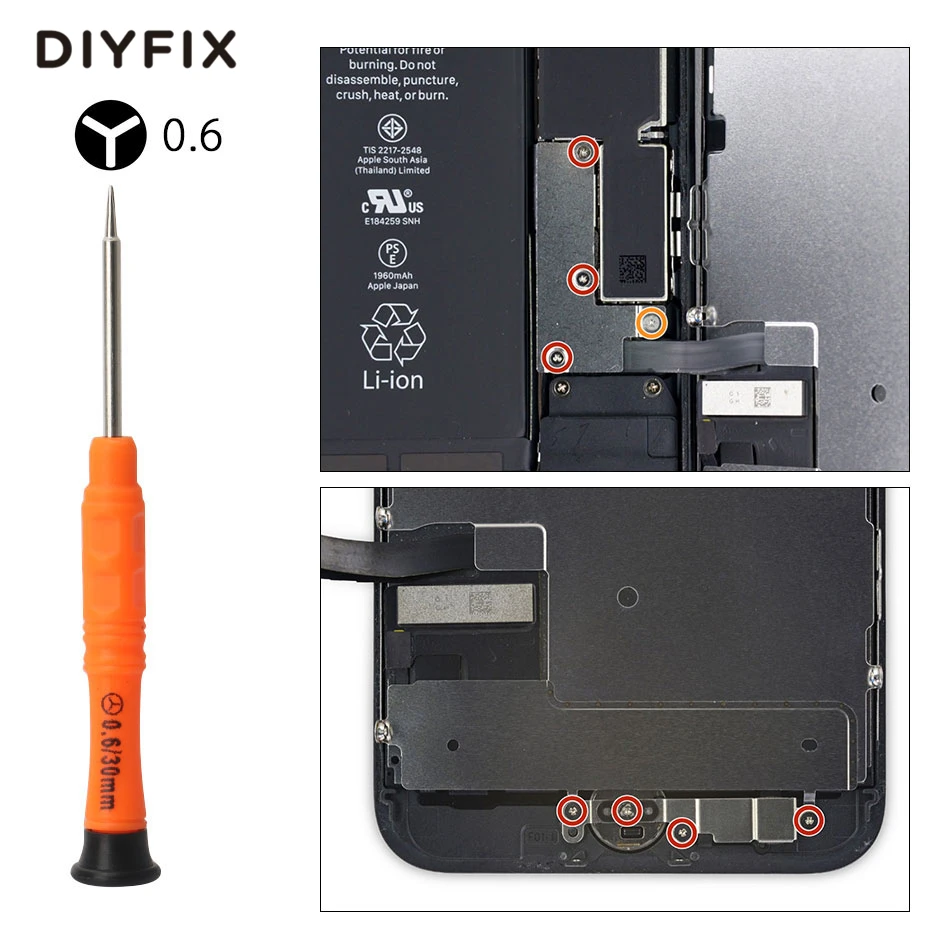 Набор инструментов DIY для ремонта iPhone 12X8 7 6S 6 Plus 21 в 1 мобильный телефон - купить по