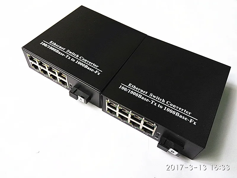 2 шт./лот 10/100 Мбит/с волоконно-оптический Ethernet медиа конвертер Gigabite одномодовый волоконно-оптический с 8 RJ45 UTP
2 шт./лот 10/100 Мбит/с волоконно-оптический Ethernet медиа конвертер Gigabite одномодовый волоконно-оптический с 8 RJ45 UTP