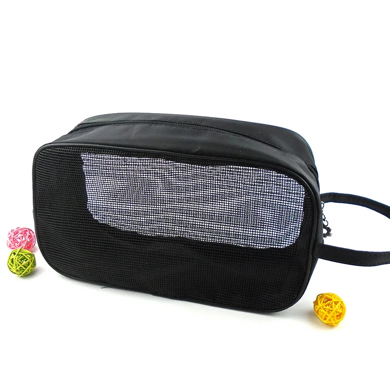 RU и br 2 шт. косметический набор Мода сетке сумка для womem Для мужчин Travel Organizer Макияж