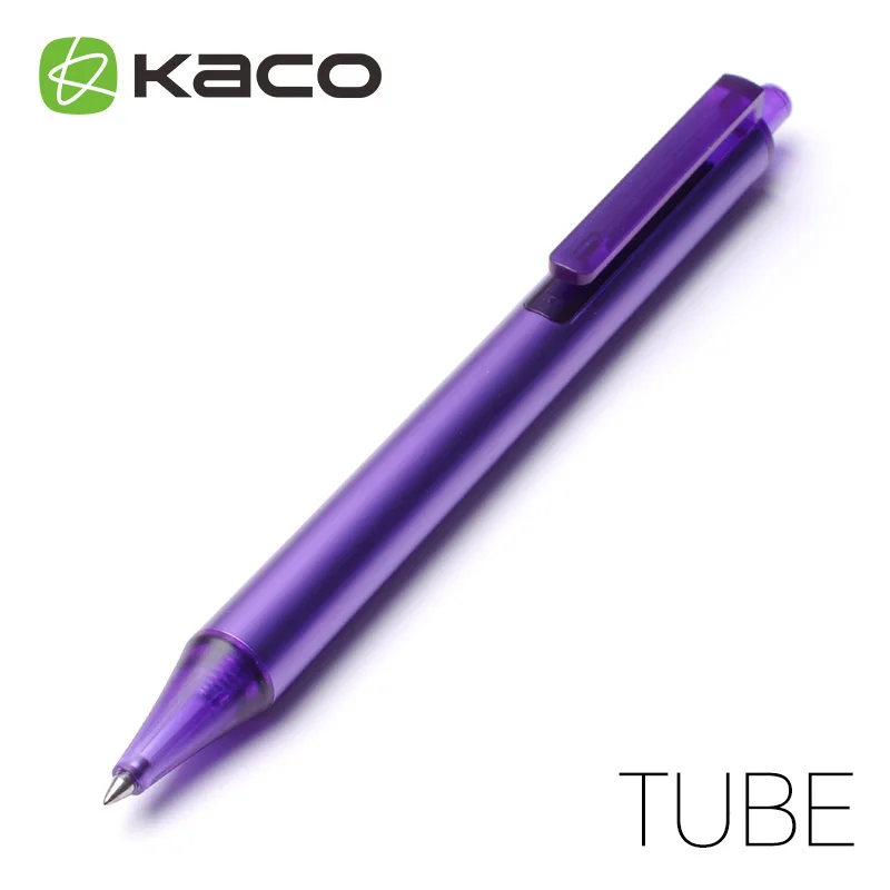KACO TUBE серия гелевых ручек металлическая ручка для подписи 0 5/0 6 мм заправка