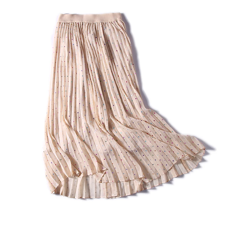New Mention color show skin white in color high heavy embroidery waist thin with long fold a7144 joker bust skirt
New Mention color show skin white in color high heavy embroidery waist thin with long fold a7144 joker bust skirt