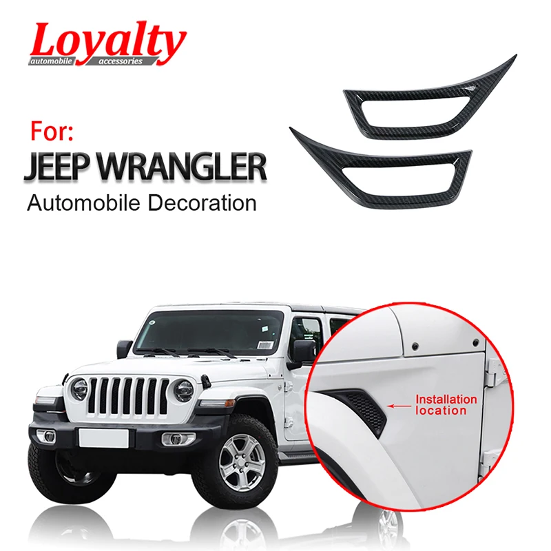 Фото Лояльность для Jeep Wrangler JL 2018 2019 колесо бровей сторона кондиционера вентиляционное