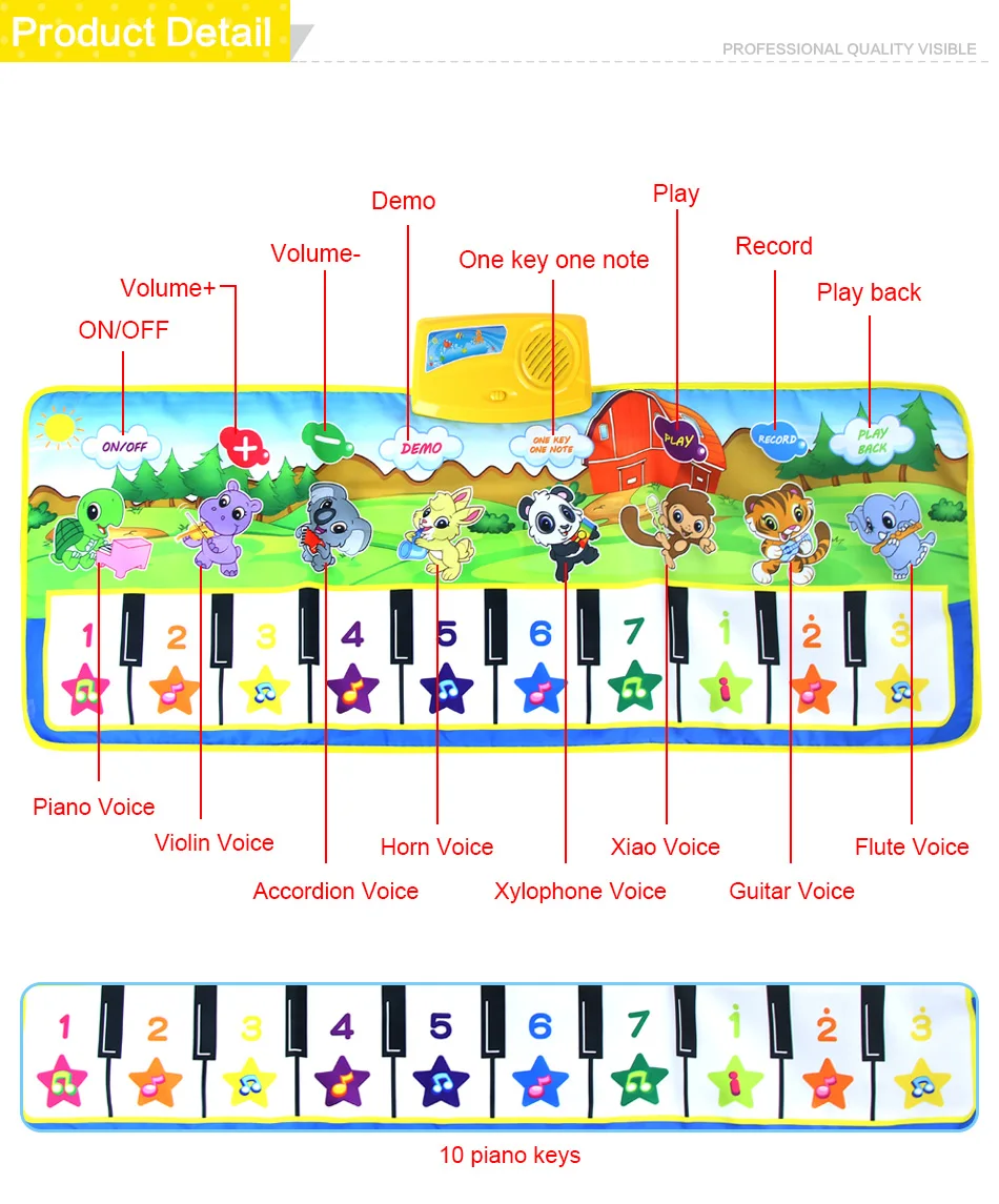 Baby Play Mat Gym Toys Gaming Carpet 0-12 Months Soft Lighting Rattles Children's Music Mat Infant Crawling Activity cradle Toys
Baby Play Mat Gym Toys Gaming Carpet 0-12 Months Soft Lighting Rattles Children's Music Mat Infant Crawling Activity cradle Toys