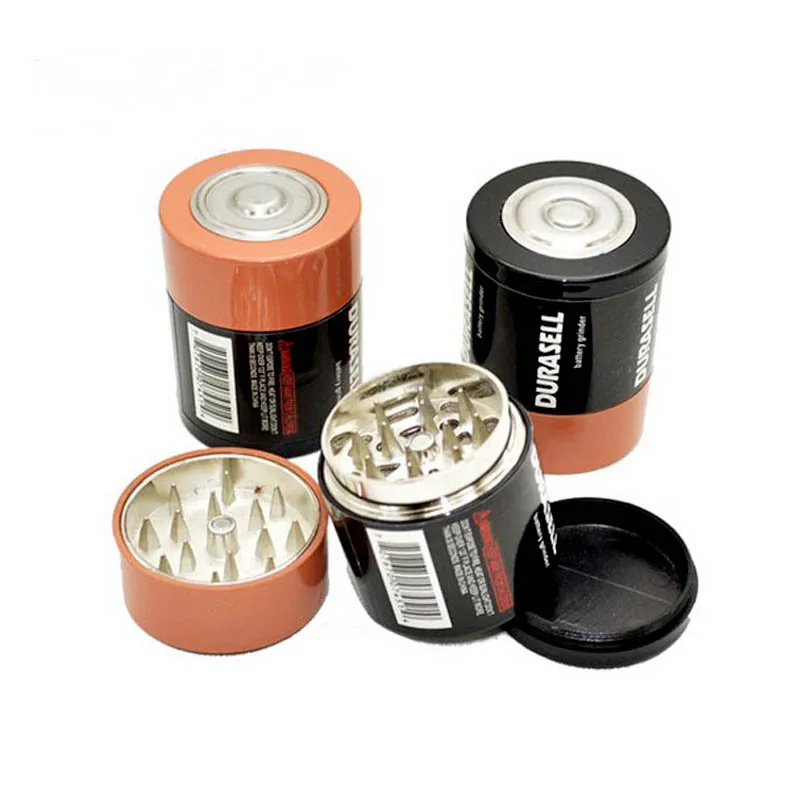 Creative Herbal Herb Tobacco Grinder Battery Shaped Spice Pollen Crusher Smoking Accessories Grinder Detectors Pipes Tools
Creative Herbal Herb Tobacco Grinder Battery Shaped Spice Pollen Crusher Smoking Accessories Grinder Detectors Pipes Tools