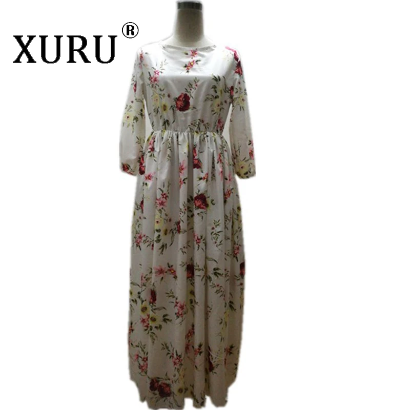 XURU Summer New Print Chiffon Maxi Dress Hot Bohemian Round Neck Cropped Sleeve Dress
XURU Summer New Print Chiffon Maxi Dress Hot Bohemian Round Neck Cropped Sleeve Dress