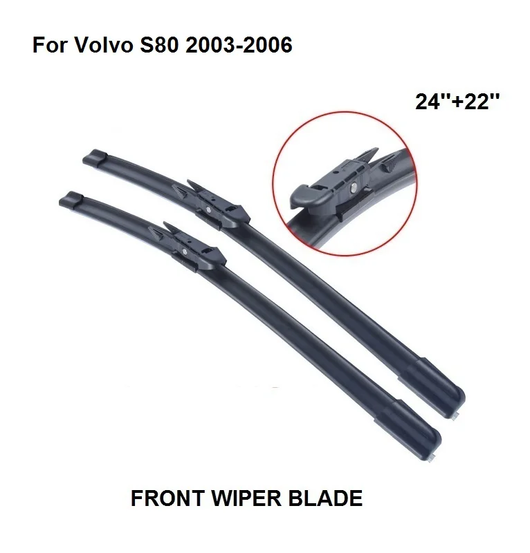 Щетка стеклоочистителя для Volvo S80 2003-2006 24 ''+ 22'', автомобильные аксессуары для автомобилей, резиновая щетка ветрового стекла
Щетка стеклоочистителя для Volvo S80 2003-2006 24 ''+ 22'', автомобильные аксессуары для автомобилей, резиновая щетка ветрового стекла
