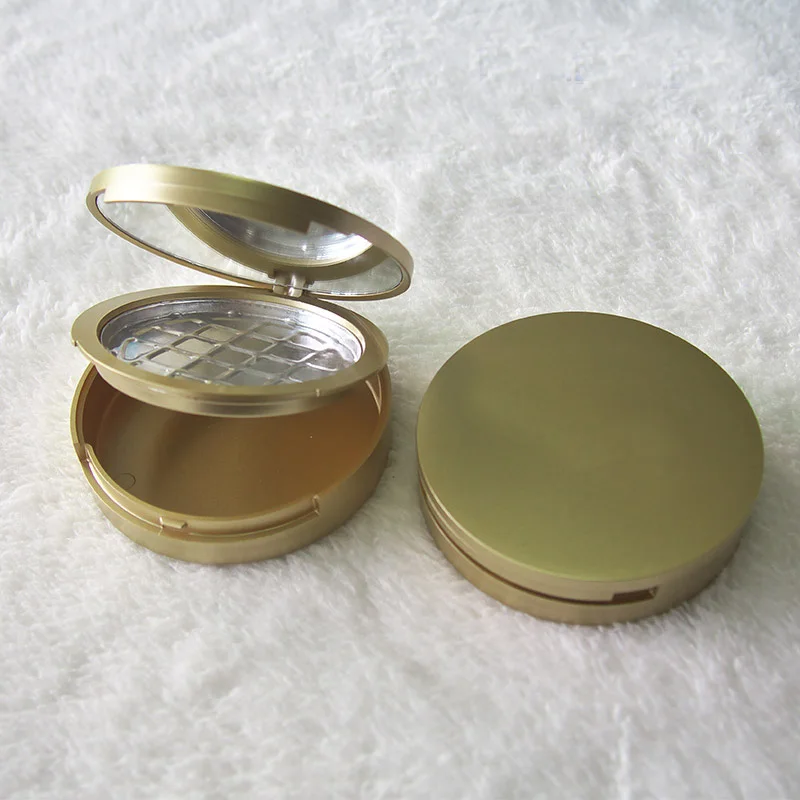20pcs/lot 59mm Gold Empty Cosmetic Double Layer Powder Compact Case Makeup DIY Refillable Container Box with Aluminum Pan Mirror
20pcs/lot 59mm Gold Empty Cosmetic Double Layer Powder Compact Case Makeup DIY Refillable Container Box with Aluminum Pan Mirror