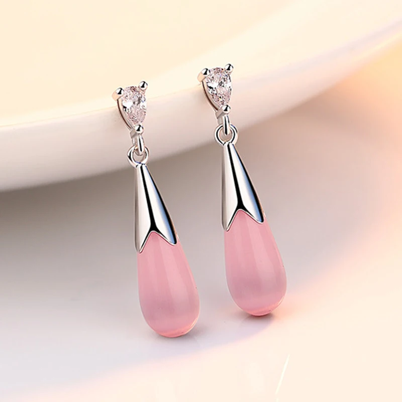 YAOLOGE New Fashion 925 Sterling Silver Moonlight Opal Pendant Earrings AAAAA Zirconia Ladies Jewelry Gift
YAOLOGE New Fashion 925 Sterling Silver Moonlight Opal Pendant Earrings AAAAA Zirconia Ladies Jewelry Gift