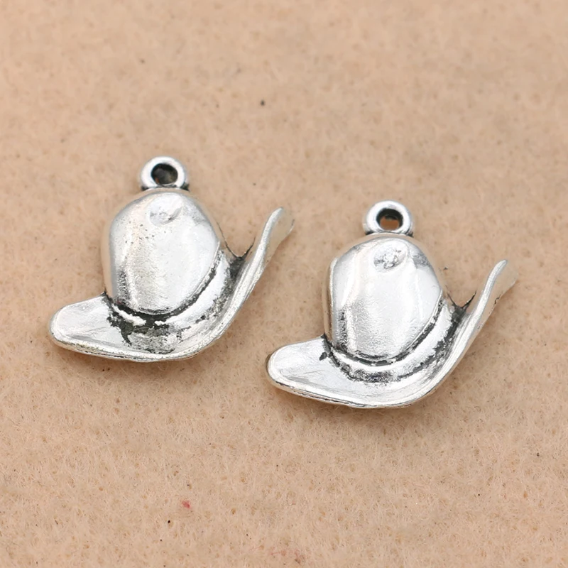 5pcs Antique Silver Plated Cowboy Hat Charms Pendants Jewelry Making Accessories DIY Jewelry Findings 20x22mm
5pcs Antique Silver Plated Cowboy Hat Charms Pendants Jewelry Making Accessories DIY Jewelry Findings 20x22mm
