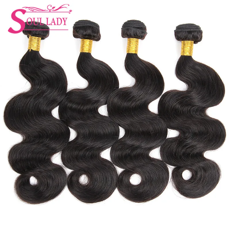 Soul Lady Body Wave 100% Human Hair Bundles With Closure 4 Bundles With Closure Non Remy Peruvian Hair Bundles With Closure
Soul Lady Body Wave 100% Human Hair Bundles With Closure 4 Bundles With Closure Non Remy Peruvian Hair Bundles With Closure