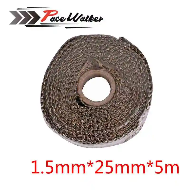 Titanium CAR MOTORCYCLE Incombustible Turbo MANIFOLD HEAT EXHAUST WRAP TAPE THERMAL STAINLESS TIES 1.5mm*25mm*5m
Titanium CAR MOTORCYCLE Incombustible Turbo MANIFOLD HEAT EXHAUST WRAP TAPE THERMAL STAINLESS TIES 1.5mm*25mm*5m